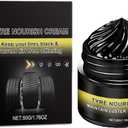 Tire Coating Paste, Tyre Nourish Cream, Powerful Wheel Cleaning Refurbish Wax Car Tire Retreading Wax Long-lasting Protection Against Dirt, Aging, and Dust Polishing Wheel Retreading Waxs.
