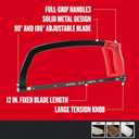 CRAFTSMAN Hand Saw, 12-Inch Hacksaw (CMHT20138)