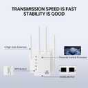 WiFi ExtenderWiFi Extenders Signal Booster - WiFi Repeater with 12880 Sq.ft Coverage 105 Deviceswith 1200Mbps Dual - Band 2.4G&5G1-Tap SetupSupports Ethernet Port,Faster Speed