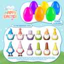 Easter 12 Pcs Party Supplies Easter Gnome Dwarf Figurines Plush Mini Dwarf Hunting Egg Figures for Gifts