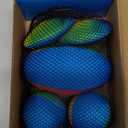 5Pcs Water Skipping Balls Set for Pool Play, Multi-Colored Splash Water Bouncing Balls, Fun Water Pool Beach Swim Toys & Games for Kids 3+ 4-8-12 and Adults