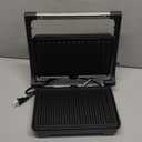 Panini Grill Press, 1200 W Sandwich Maker, Panini Maker with Non-Stick Coated Cast Aluminum Plates, Fits 2 Slices of Bread, 180-Degree Opening, Easy to Clean,Versatile Use