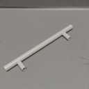 Probrico 5 Pack| White Cabinet Pulls 5 Inch T Bar Euro Style Handles Kitchen Cupboard Stainless Steel Modern Cabinet Hardware