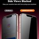 UNBREAKcable 4PCS Screen Protector for iPhone 13-2 Privacy Tempered Glass+2 Clear Glass Double Shatterproof [Easy Installation Frame] [9H Hardness] [Case Friendly] Anti-Scratch for iPhone 6.1 inch