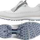 Adidas Women's Mc Zoysia Spikeless Golf Shoes (11, Footwear White/Wonder Blue/Collegiate Navy)