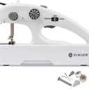 SINGER Stitch Quick + Portable Cordless Mending Machine Bundles (Two Thread Stitch Quick +) White