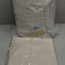 MaiRve King Comforter Set Beige, Crinkle Textured Design Boho Bedding Set 7 Pieces Bed in A Bag, All Season Geometric Comforter Set with Sheets, Pillowcases & Shams