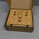 Pezin & Hulin Bamboo Charging Station for Multiple Devices Include 5 Port USB Charger, 5 Cables, Desktop Organizer for Phones, Tablet, Wooden Docking Stations (Style 1)