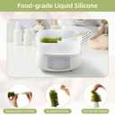 6 in 1 Baby Traveling Set Includes Straw Cleaner, Silicone Brush, Nipple Brush, Soap Dispenser, Drying Rack + Tray and Bottle Clip, Brush Washer, Newborn Essentials, Girl and Boy Gifts, Green