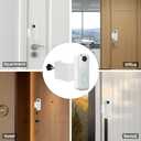 2025 Upgrade for Blink Doorbell Mount,Stainless Steel Anti Theft Blink Doorbell Camera Mount for New Video Doorbell 2nd Gen, Doorbell Holder Bracket No Block Sensor (White)