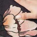 Rugcomf Runner Rug for Kitchen Rug Non Slip 2'6''x8' Washable Rugs with Rubber Backing Soft Floral Butterfly Carpet for Kitchen Laundry Bedroom Bathroom, Umbra Grey