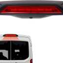 LK4Z13A613D Third Brake Light Assembly Center High Mount Stop Light with camera Compatible with Ford Transit 150, 250, 350 (SRW) 2020-2025 3rd Brake Light Replace NK4Z-13A613-K NK4Z-13A613-A