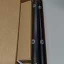 Zeerobee Curtain Rods for Windows 48 to 84, 1 Inch Adjustable Heavy Duty Black Curtain Rod, Outdoor Indoor Room Divider Modern Drapery Pole, 48-86"