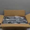 DAOYA Corner Shower Caddy Tension Pole - 4 Tier Stainless Steel Rustproof Shower Corner Caddy for Bathtub Bathroom Shower Organizer Shelves Adjustable Pole 25-114.2 Inch Black