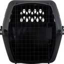 Petmate Pet Porter Dog Kennel 24", Dark Gray & Black, for Pets 15-20lbs
