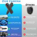 Mini Body Camera with Audio & Video Recording - Small POV Cam 1080P with 64G Card - Wearable Personal Portable Cameras Recorder DV - Night Version Camcorder for Security Work Records Guard Traveling