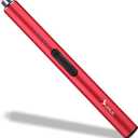 SUPRUS Electric Arc Windproof Flameless USB Rechargeable Lighter with Safety Lock for Candle (Red) (Pack of 1)