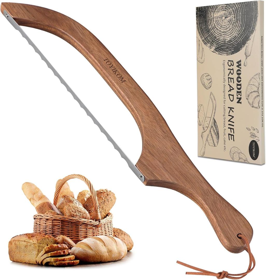 Sourdough Bread Knife for Homemade Bread, Sourdough Bread Slicer for Homemade Bread, Bread Cutter for Homemade Bread, Serrated Bread knife, Sourdough Knife for Slicing, Bread Bow Bread Saw