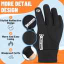 2 x West Biking Kids Winter Gloves Touchscreen Cycling Gloves Windproof Thermal Non-Slip Sports Kids Gloves Cold Weather Mittens of Age 2-12 for Cycling Bike Riding Hiking Outdoor Boys Girls (Small)