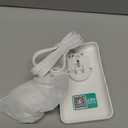 Flat Extension Cord with 3 Outlets, 3FT Short Extension Cord Flat Wall Plug & Ultra-Thin Outlet Cover, 900J Surge Protection, 13A/1625W, ETL Listed, White Outlet Extender for Kitchen Bathroom