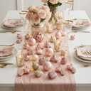 Valery Madelyn 35Pcs Valentines Heart Shaped Ornaments Gift Pack, Christmas Craft Painted Tree Heart Decorations, Pink Rose Gold Christmas Baubles Hanging Party Wedding Anniversary Decor