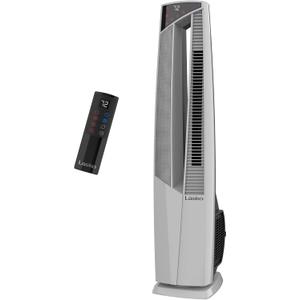 Lasko Oscillating Hybrid Fan and Space Heater for Home, All Season High Velocity Hybrid with Tip-Over Switch, Remote Control, Timer and Thermostat, 37.5 Inches, White, 1500W, FHV820