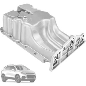 Stamped Steel Engine Oil Pan with Drain Plug FIT 2011-2016 Chevrolet Cruze Sonic Trax FIT Buick Encore 1.4L Turbo 25196122