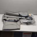 BABYBLU Car Seat Covers Full Set,Universal Leather Seat Covers for Cars,Waterproof Automotive Car Seat Covers for Most Vehicles SUV Pick-up Truck (Grey, Full Set)