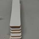 Cork Board for Walls - 8 Pack Felt Pin Board Bar Strips - Self-Adhesive Lightweight Bulletin Board - Cork Board for Office with 40 Push Pins No Damage for Wall (Camel) (15"x2" (38x5 cm))