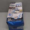 Cozy Essential Vacuum Storage Bags, 80% Compression Vacuum Seal Space Saver Plastic Packaging Bags for Clothes, Blankets, Pillow, Bedding, Comforters, Sealer Clothing Storage, 20 Combo