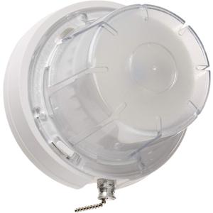 Leviton LED Ceiling Lamp Holder with Pull Chain, 10W Bulb and Bulb Guard, 9852-LED, White