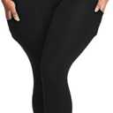 CROSS1946 Women Scrunch Butt Lifting Workout Leggings High Waisted Tummy Compression Seamless Yoga Pants Gym Athletic Tights (Medium, #2 Waist Trainer Corset- Black(with Pockets))