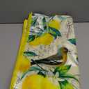 NymphFable 5 Pack Reusable Shopping Bags Lemons Bird Butterfly Washable Grocery Bags Fabric Tote Bag