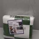 Washable Rug 5x7 Checkered Rug, Beige and White Area Rug, Boho Large Rugs for Living Room, Low Pile Lightweight Indoor Carpet with Non-Slip Backing for Bedroom Classroom Playroom Kids