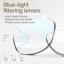 miyya Stylish Reading Glasses for Women, Cheaters Eyeglasses, Oversized Blue Light Readers, Fashion Eye Glasses, Pack of 3 