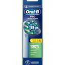 Oral-B Pro CrossAction Original Electric Toothbrush Heads - Superior Teeth Cleaning Replacement Brushes with Innovative X Bristles Toothbrush Attachment - White, Pack of 4