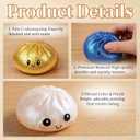 Glitter Dumpling, Glitter Dumpling Squishy with Box (Gold)