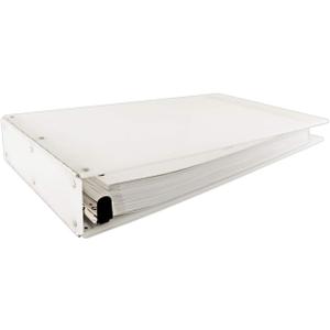 11x17 2" EZ Comfort Angle-D Ring White Acrylic Binder