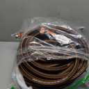 Giraffe Tools Garden Hose 5/8", Water Hose Heavy Duty, Flexible, Lightweight Hybrid Hose with Swivel Handle, 100ft Male to Female Fittings, Burst 600 PSI