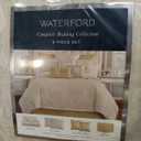 Waterford Valetta Queen Comforter Set, Ivory, 6PC