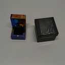 Wedding Ring Box for Proposal with Single Slot, Handcrafted, Made of Wood and Resin, Wedding Ceremony, Jewelry Organizer (Light Blue)