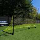 Franklin Sports Competition Soccer Goals - Backyard Portable Steel Soccer Goals - Adult + Youth Soccer Goal with Net + Ground Stakes Included - Multiple Sizes + Colors