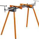BORA Universal Miter Saw Stand with Quick Release Tool Mounting System- Portable Miter Saw Stand 500 Lbs Max Weight Load - 34-inch Height with Outrigger Arms Up to 114 Inches - PM-4000, Orange