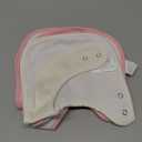 Maiwa 6 Pack Cotton Baby Bibs for Girls Boys with Waterproof layer for Drooling Eating teething with Snaps (Multi1a)