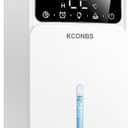 Dehumidifier, Dehumidifiers for Home, 60 OZ Water Tank, 500 sq.ft Dehumidifier for Bathroom, Bedroom, Basement with Auto Shut Off, Timer, 7 Colors LED Light (White)