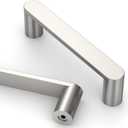Asidrama 10 Pack 3.75 Inch(96mm) Brushed Satin Nickel Kitchen Cabinet Handles, Cabinet Pulls Kitchen Cabinet Hardware for Cupboard Drawer Pulls