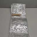 5x7 Feet Clear Waterproof Tarp, Transparent Heavy Duty PVC Vinyl Tarpaulin Cover with Grommets, Anti-Tear Waterproof for Patio Outdoor Camping, Clear Vinyl Tarp