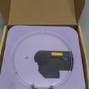 Portable CD Player with Bluetooth Desktop CD Player for Home CD Music Players with Remote Control,Timer,Built-in Dual Speakers with LED Display Home Audio Boombox FM Radio (Purple)