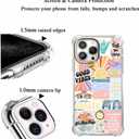 Case for iPhone 13 Pro Max with Aesthetic Design,Good Vibes Positive Quote Collage Pattern for Men Women,Clear Slim Soft TPU Bumper Case,6.7(Good,13pm)