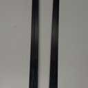 Chinco 2 Pieces PVC Drawer Hanging File Rails Black Cabinet Rails for Hanging 1/2 Drawer Sides Letter Size File Storage Folder Organizer(for 1/2 Inch-wide, 15. 8 Inch)